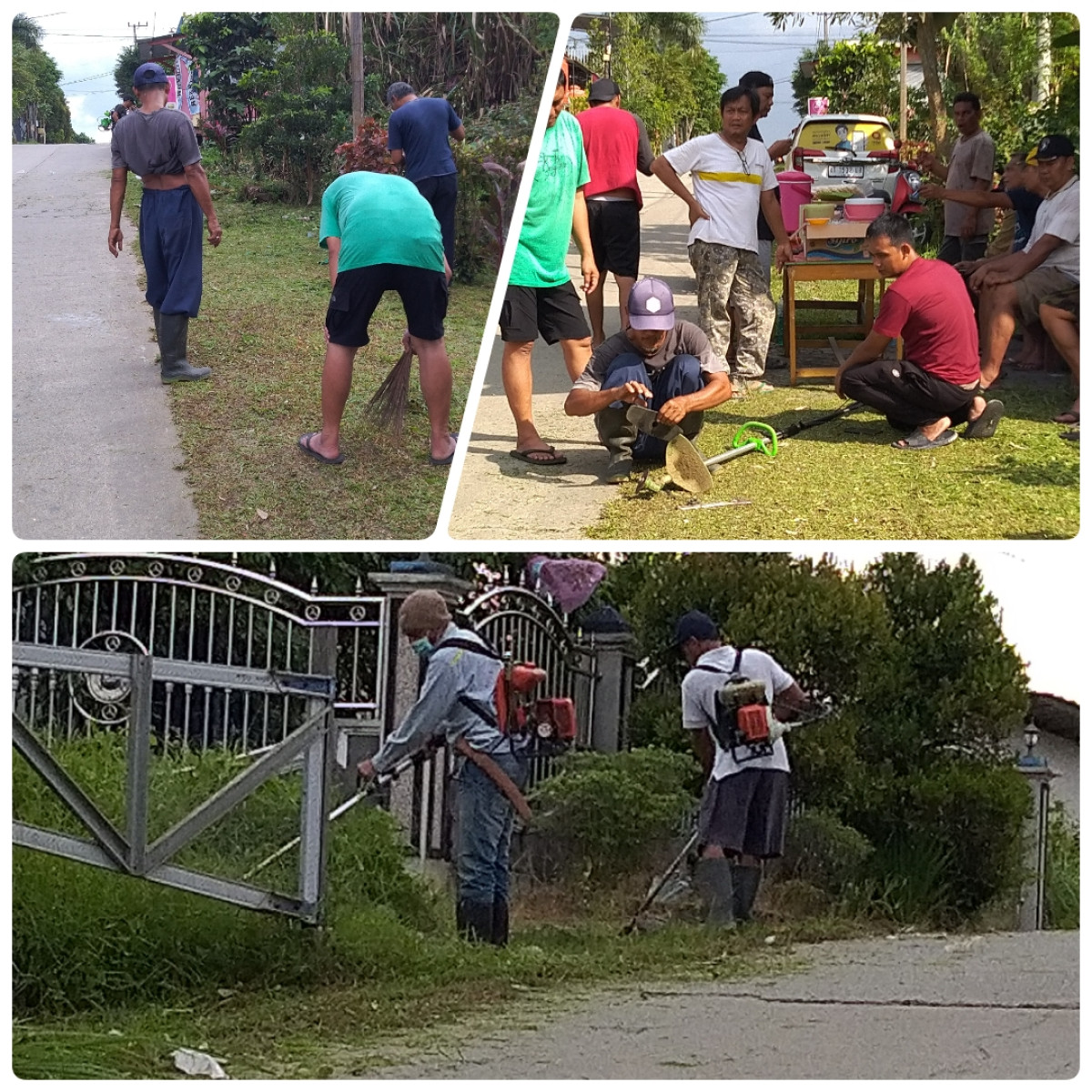 Kerja bakti bulanan RT.24