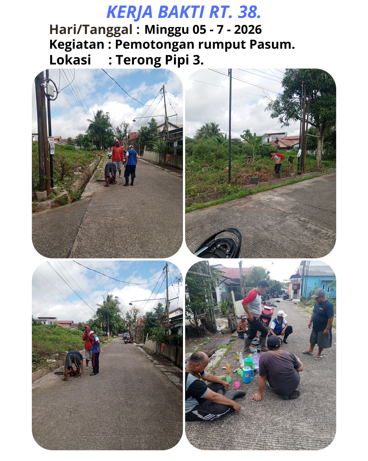 Pemotongan rumput pasum