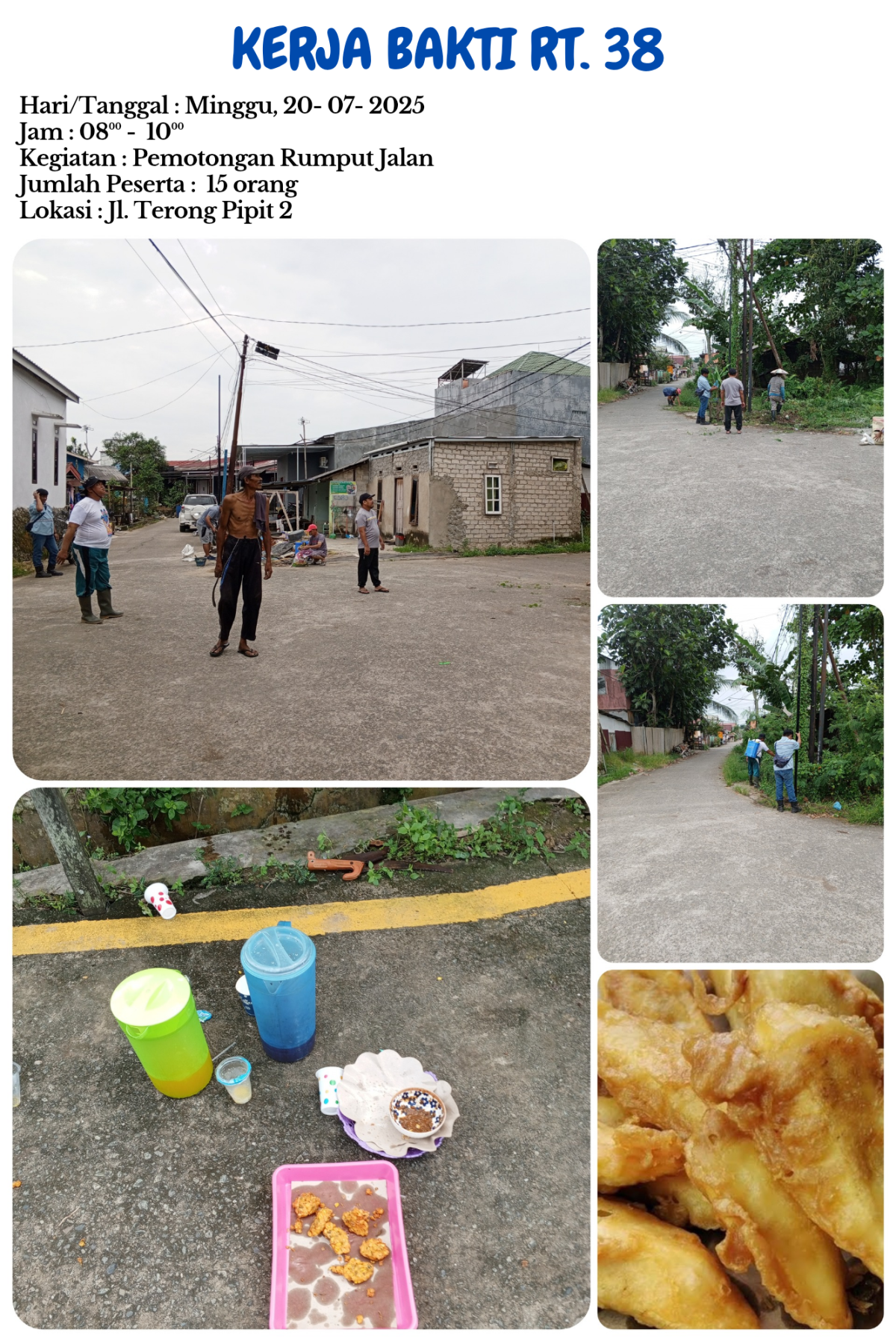 Penyemprotan rumput jalan terong pipit 2
