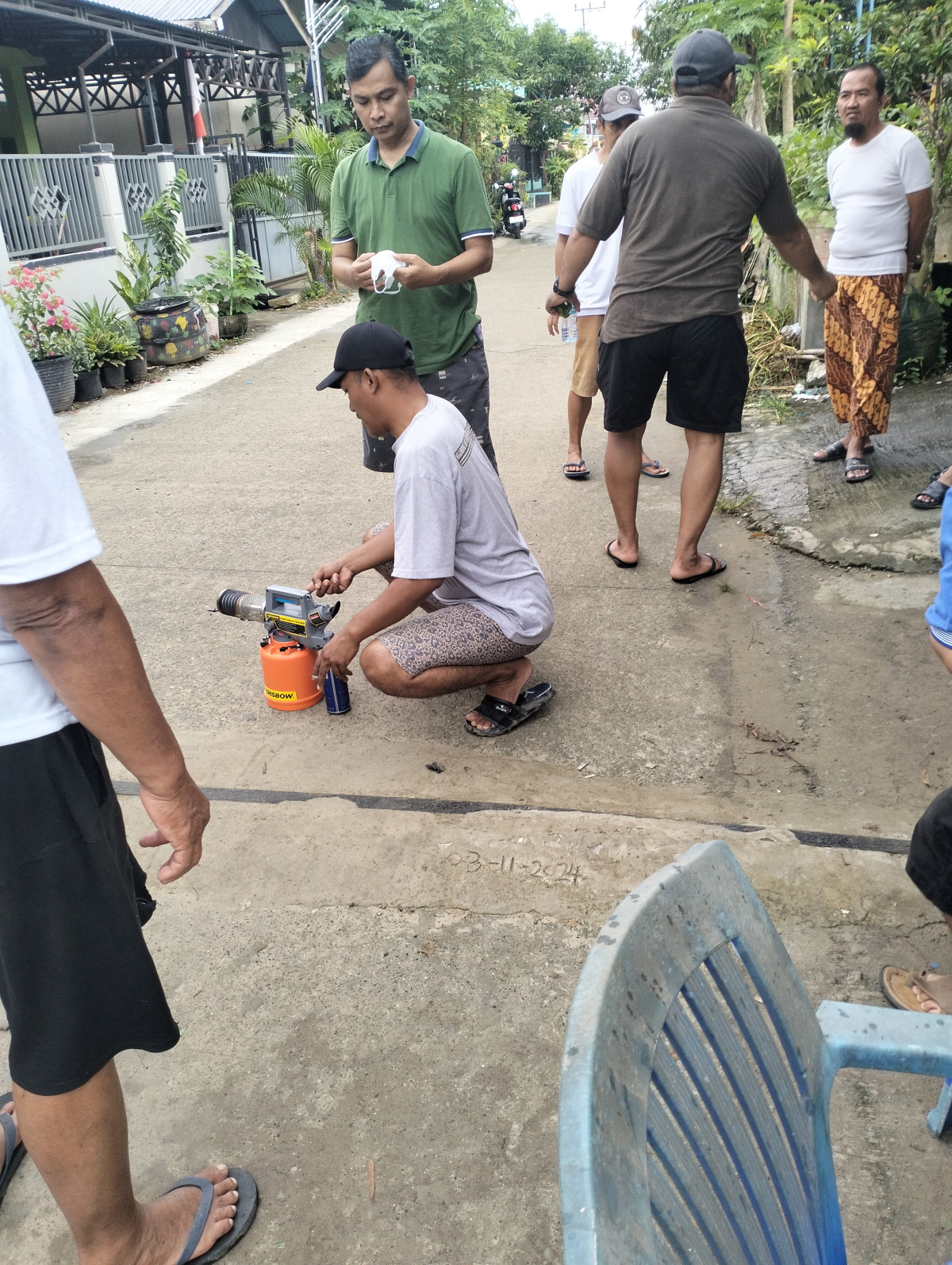 Penyemprotan fogging ...