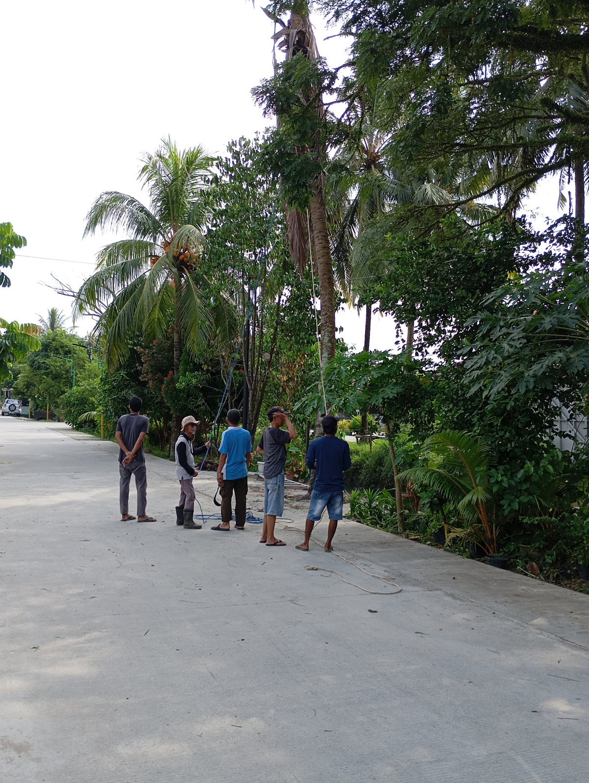 kerja bakti di wilayah rt 59