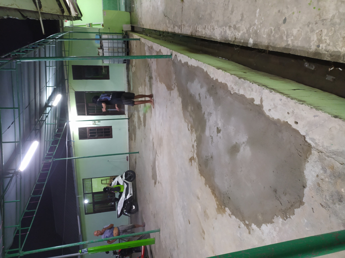 Gotong royong Langgar Nurul Hasanah