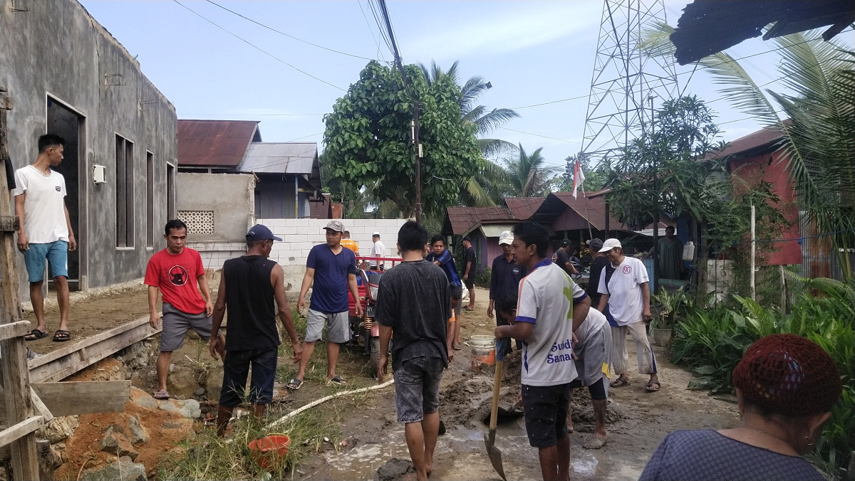 pembangunan langgar nurul yaqin jl sungai palongi