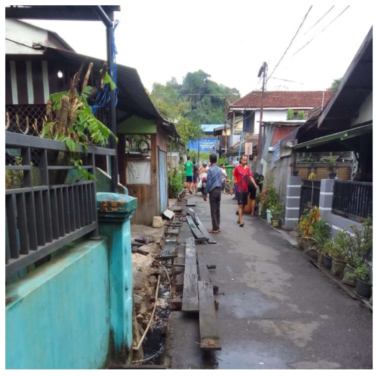 pembersihan sampah jln cendana gang 11