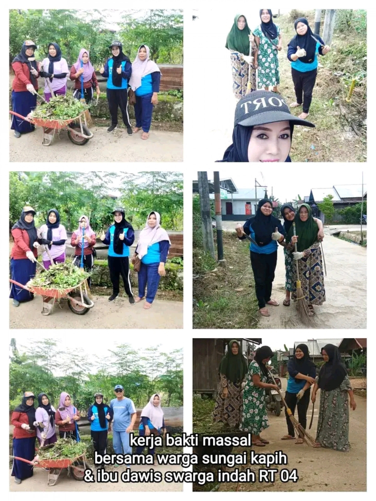 Kerja bakti massal RT 04
