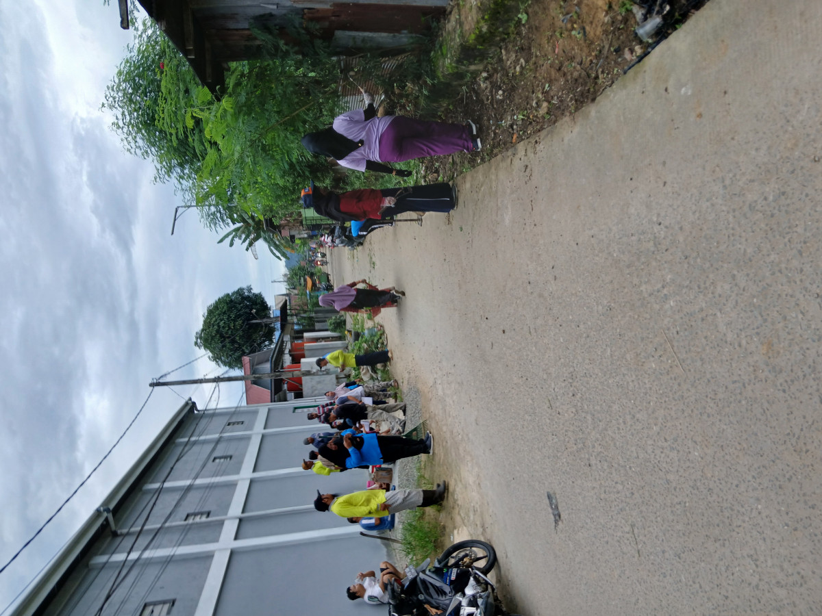 Kerja bakti wilayah rt 08