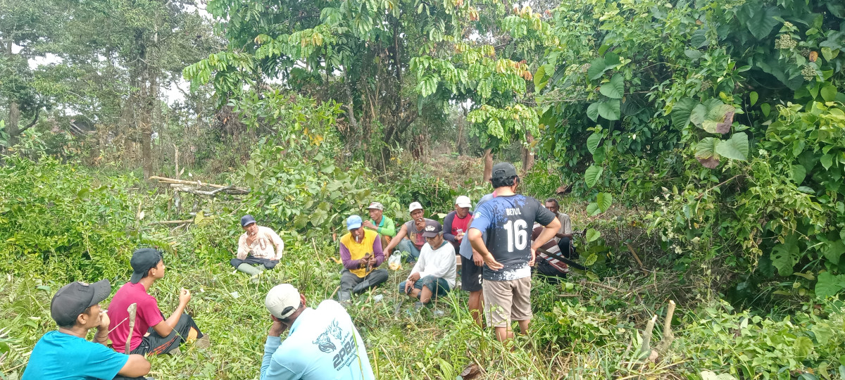 Gotong Royong tanah pertanian Jalan lestari