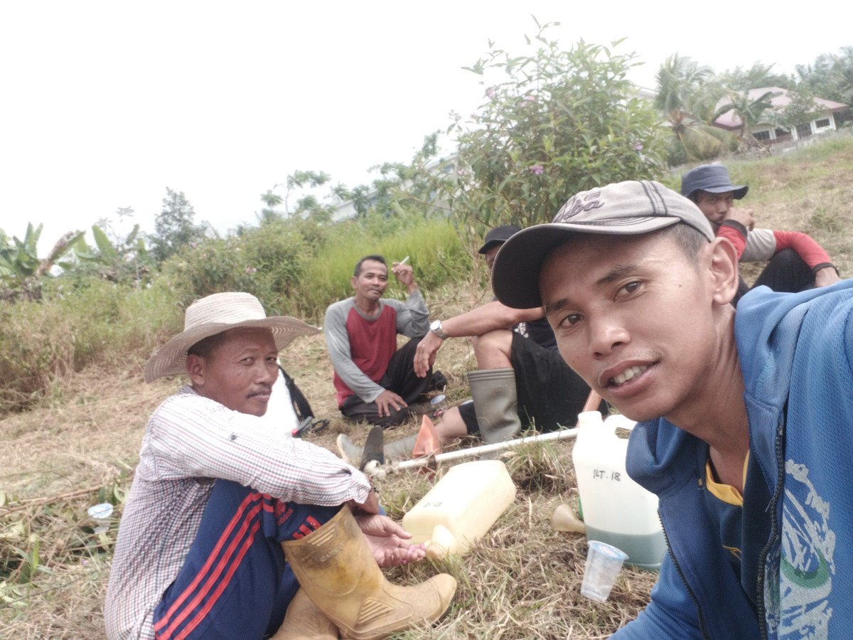 lanjutkan pembersihan lapangan