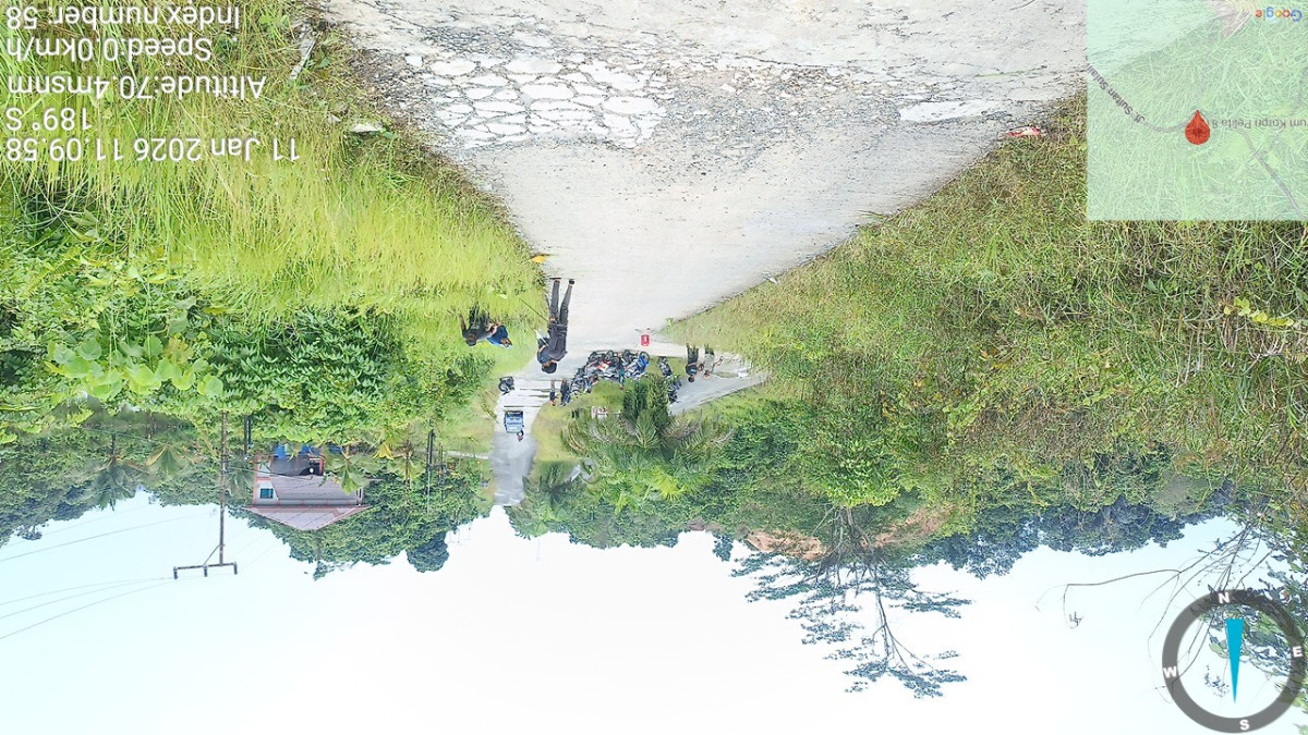 gotong royong rutin warga perum korpri pelita8 RT 08 Kel Pulau Atas