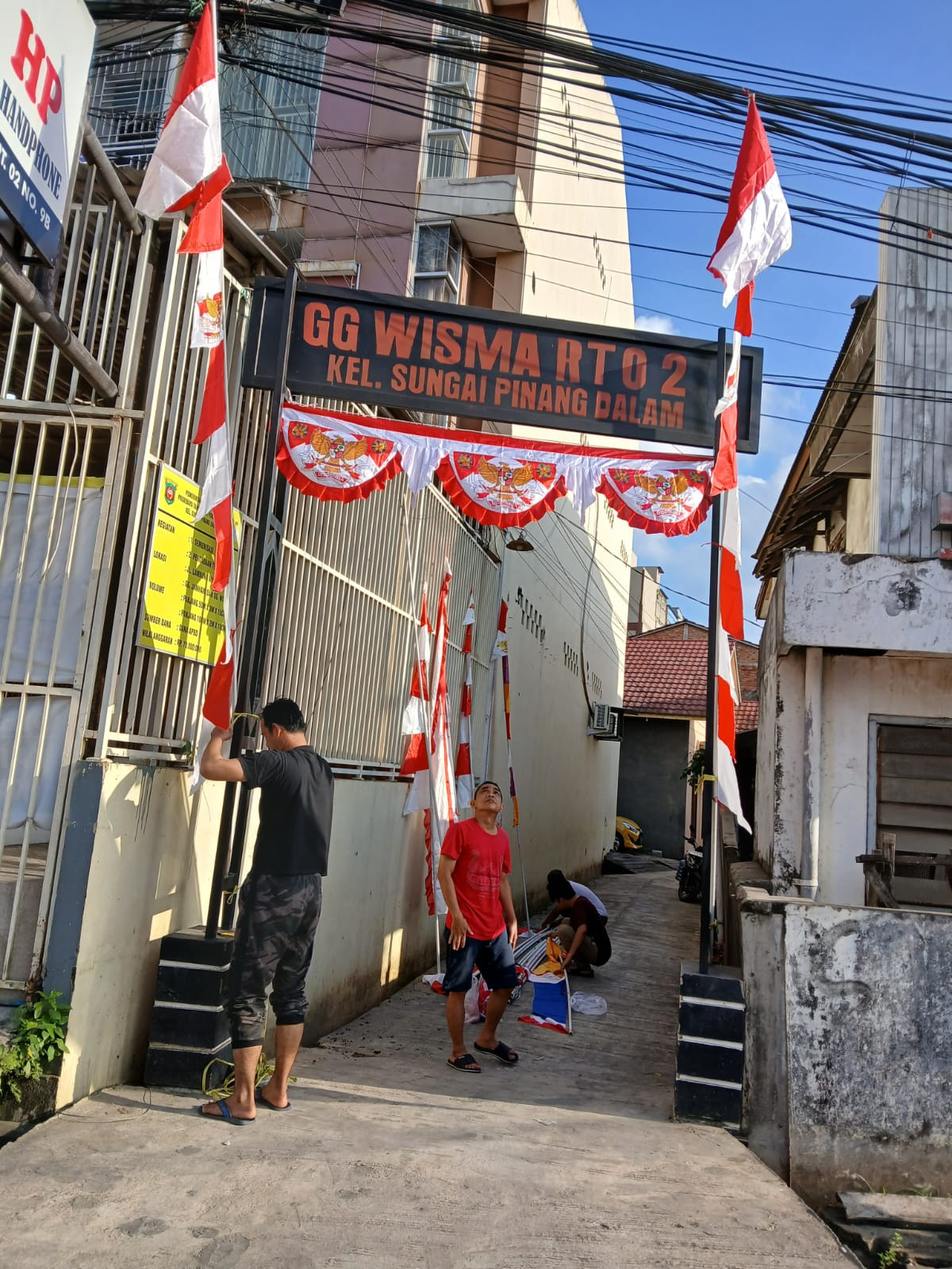 Kerja bakti Gg. Wisma