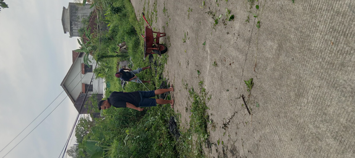 Kerja bakti jl katamso