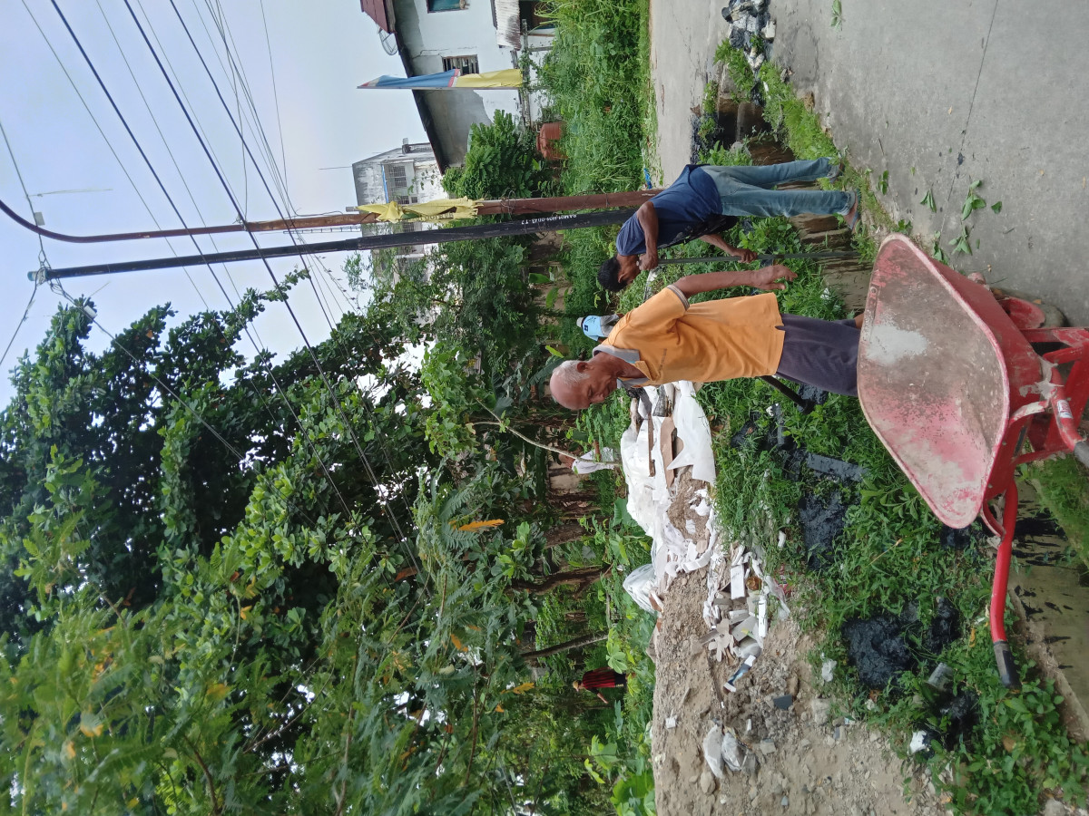Kerja bakti jl katamso