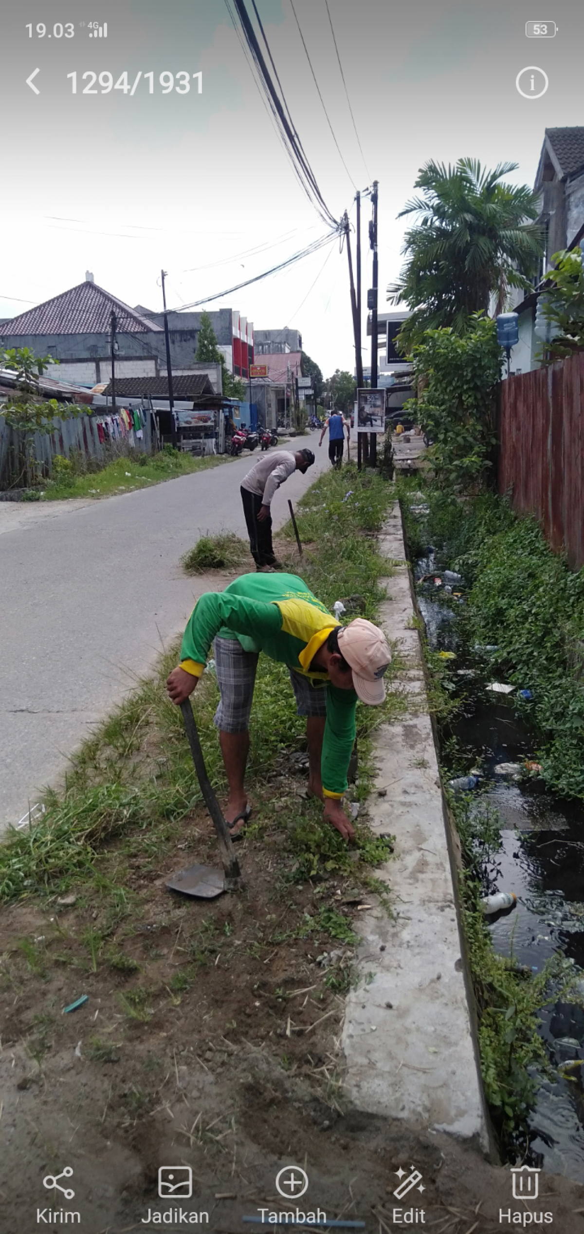 kerja bakti RT 09 jln elang