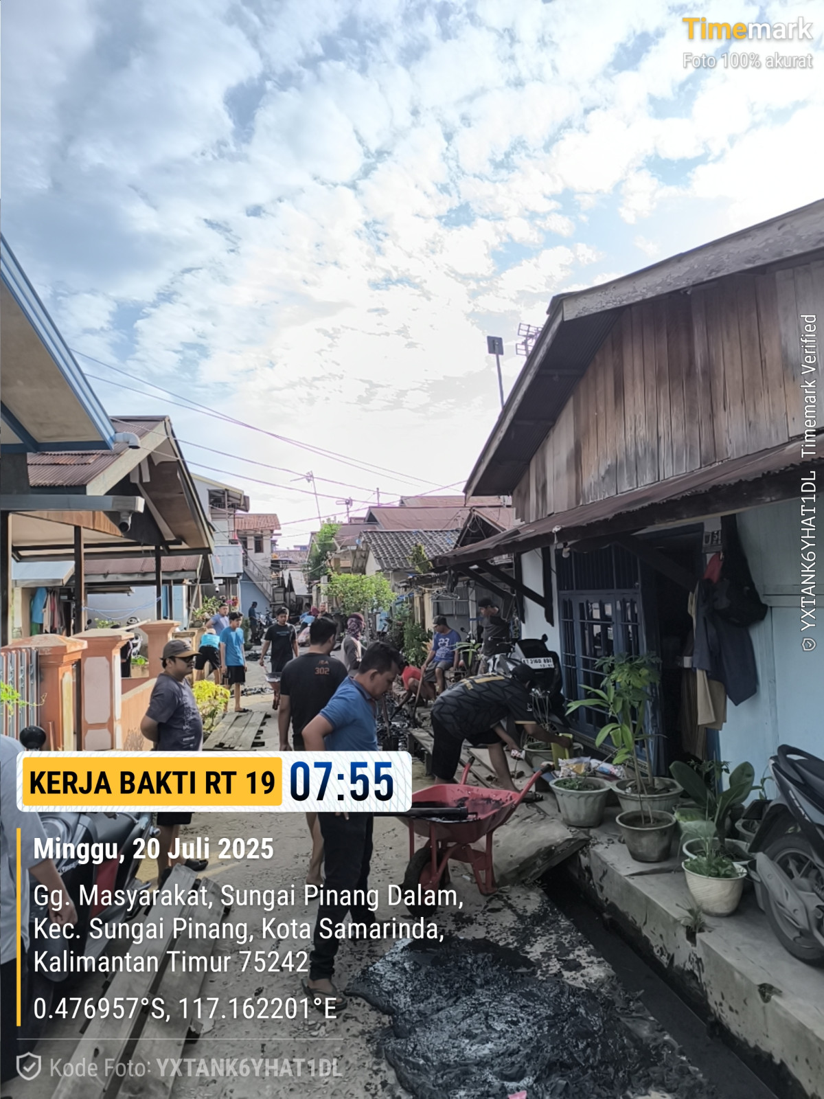 Pembersihan paret setiap gang