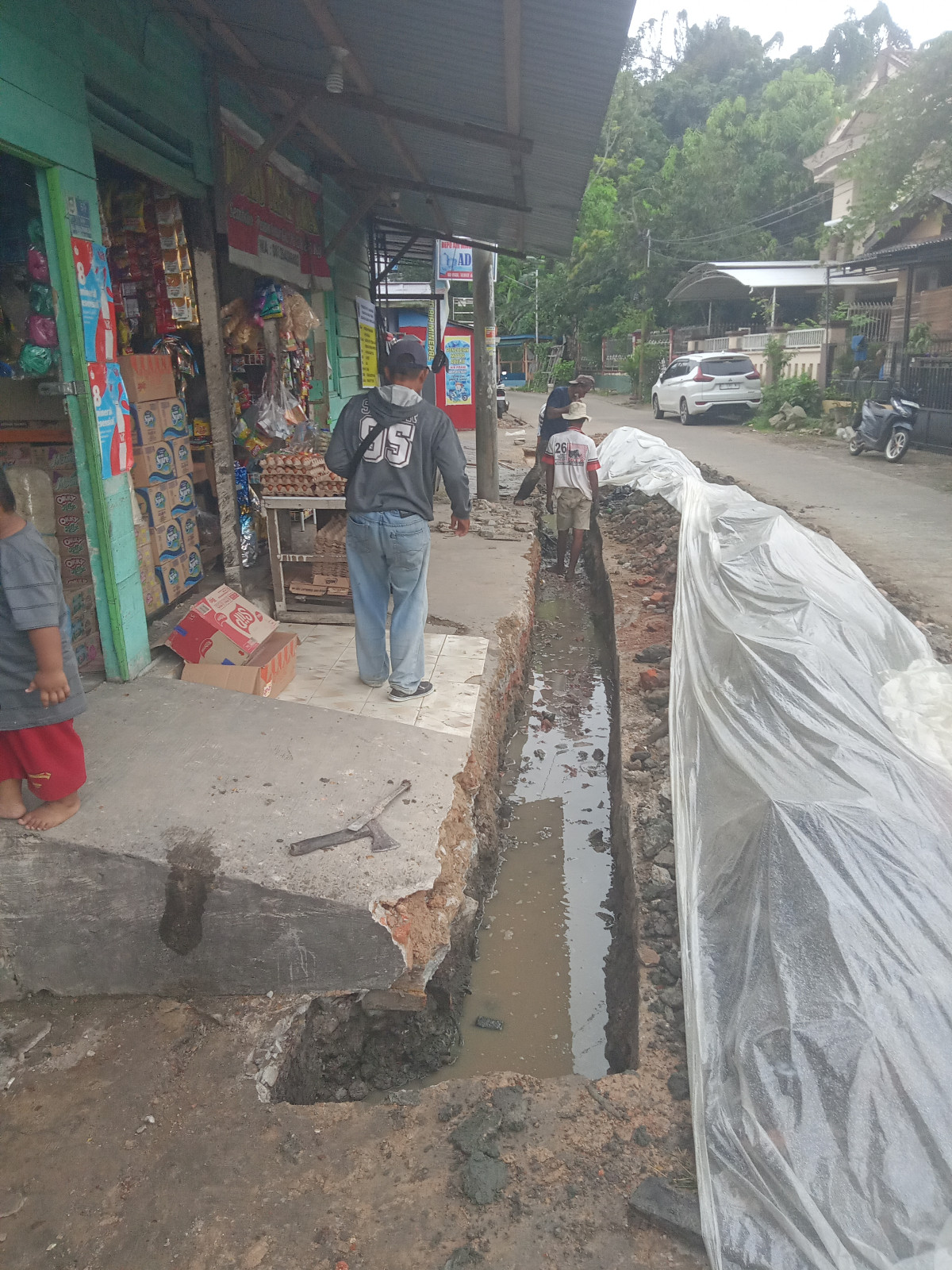 Pembuatan drainase