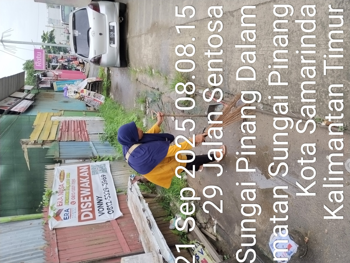 Bersihkan lingkungan