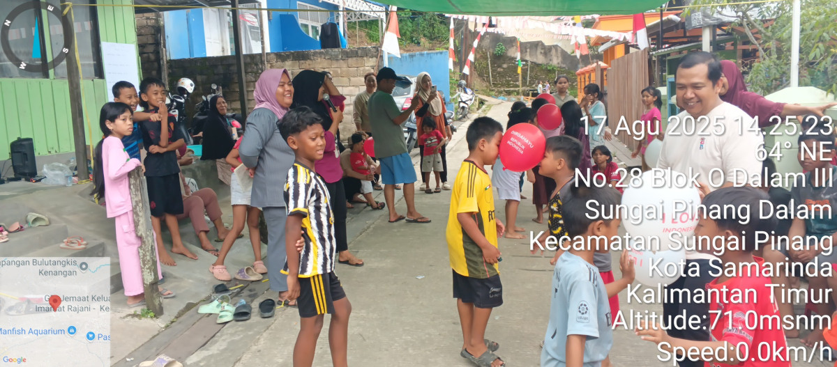 Kerja bakti Mempersiapkn Lomba Agustus