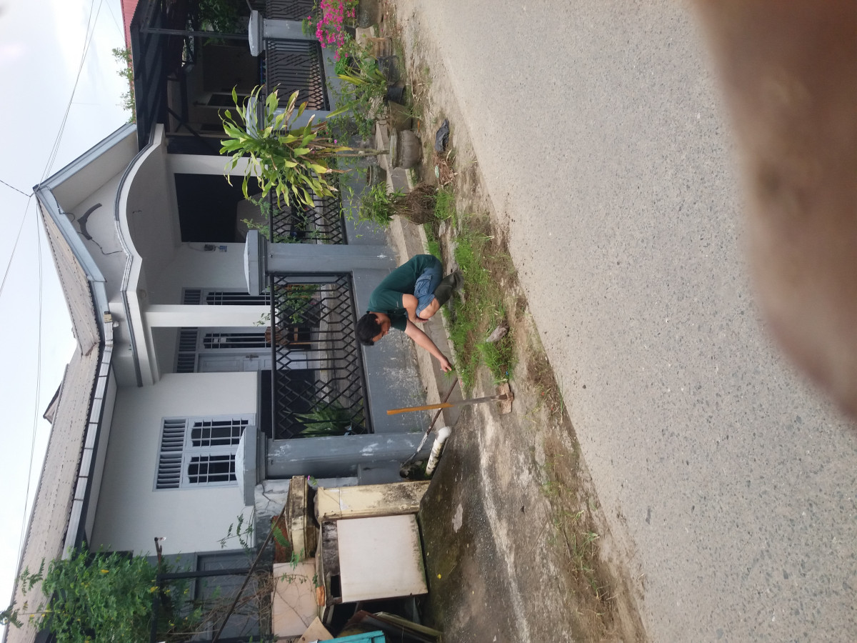 Kebersihan pekarangan rumah