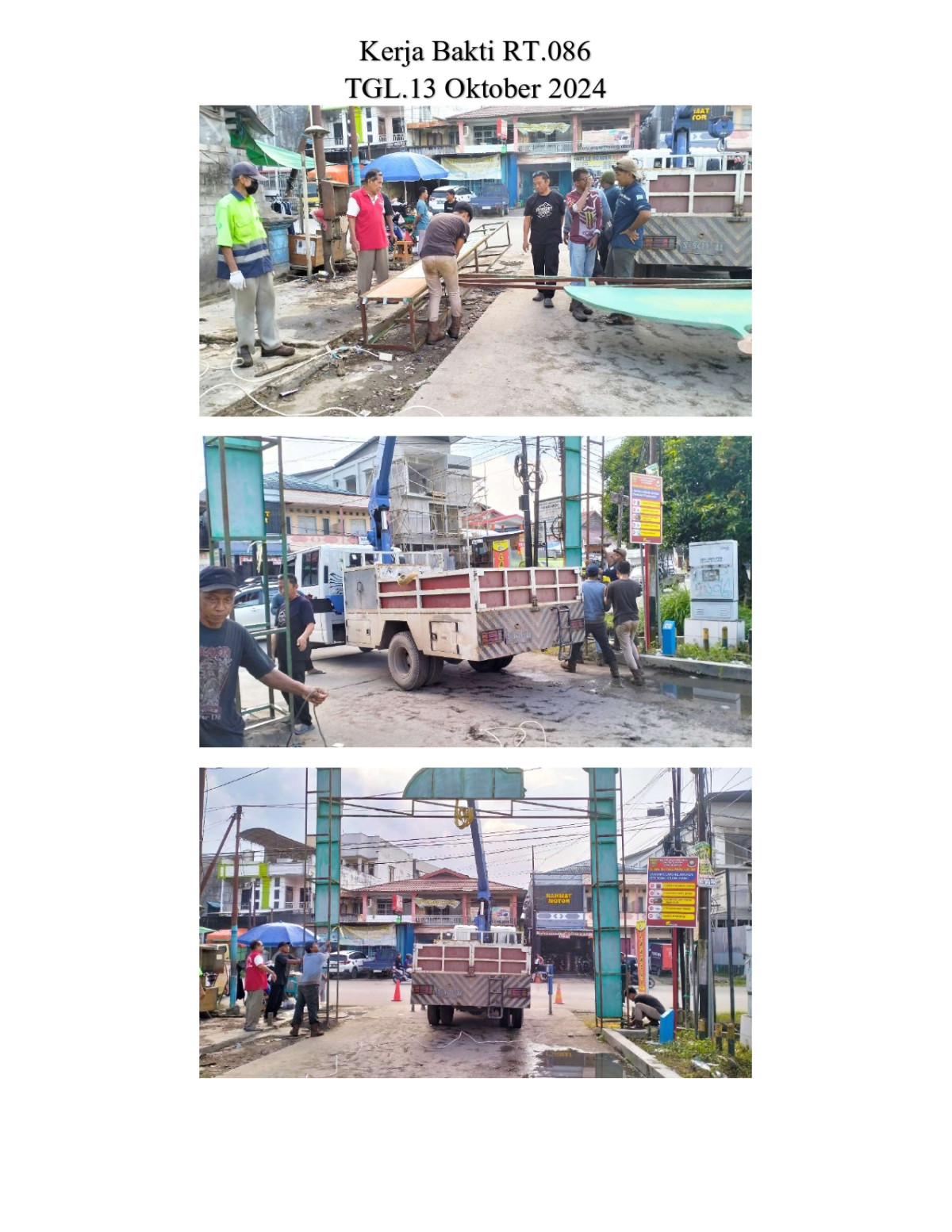Kerja Bakti Jl.Merdeka 2 RT.086