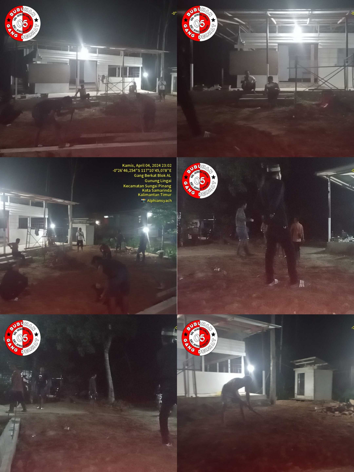 Meratakan tanah urukan