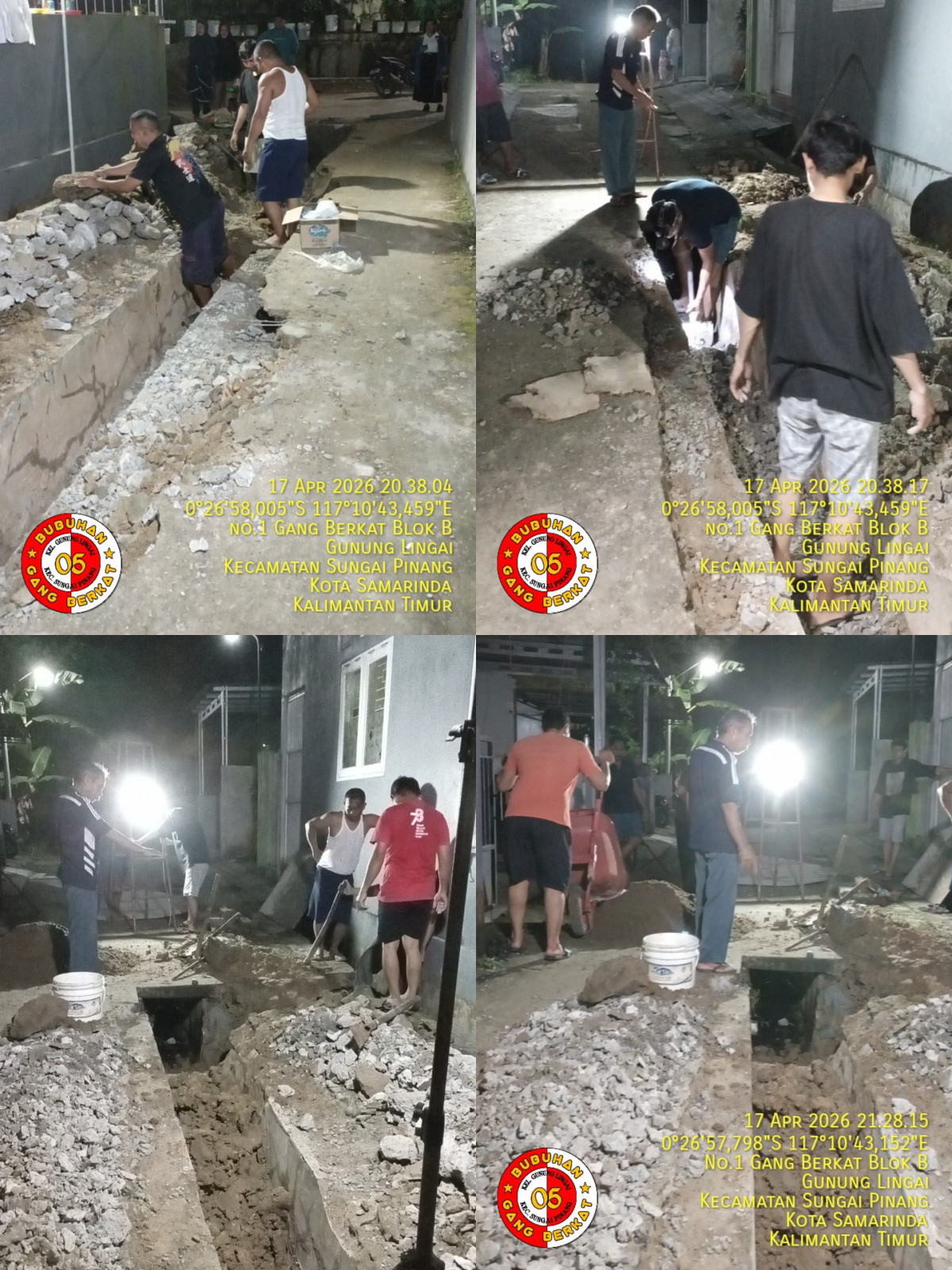 Perbaikan jalan yang anjlok