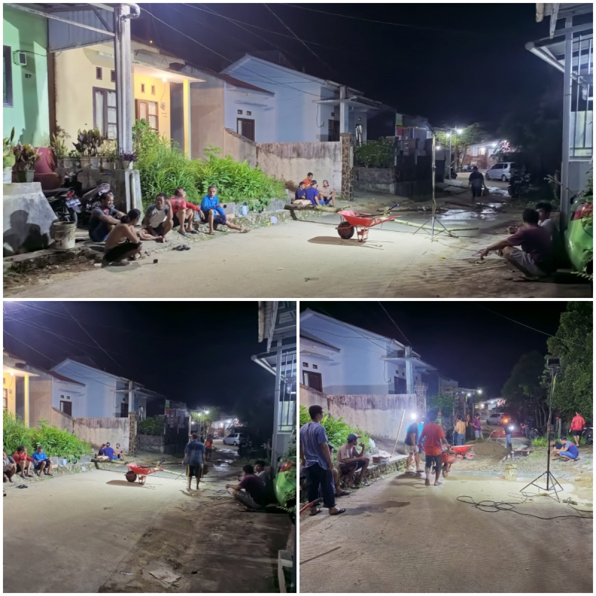PERAWATAN JALAN DI BLOK B