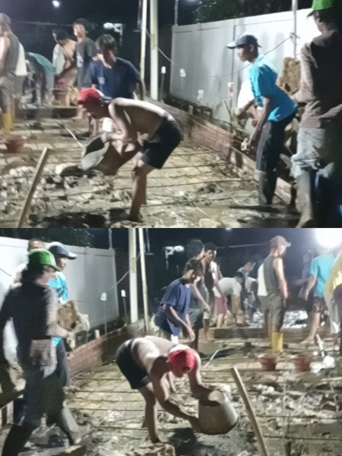 Perbaikan jembatan Blok AJ