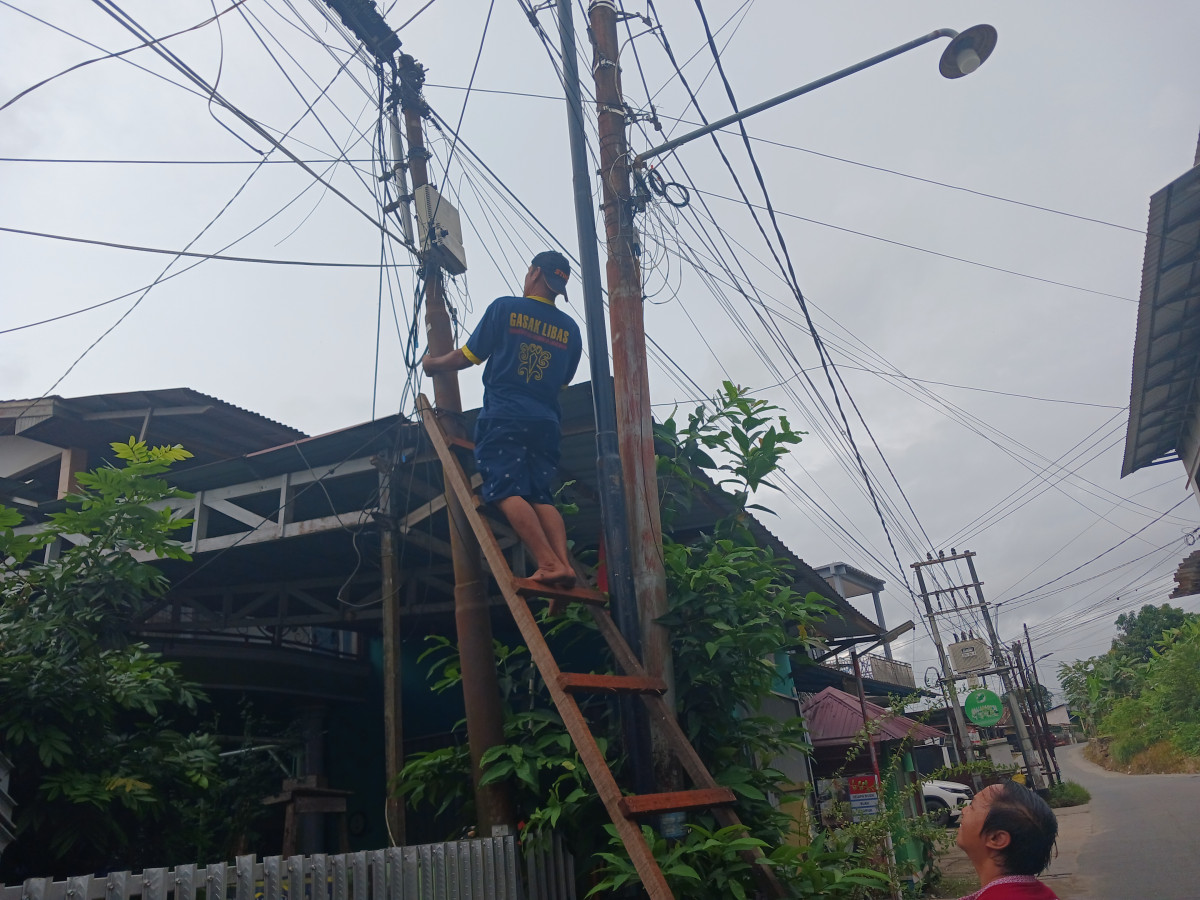 Pembersihan drainase dan perbaikan cctv