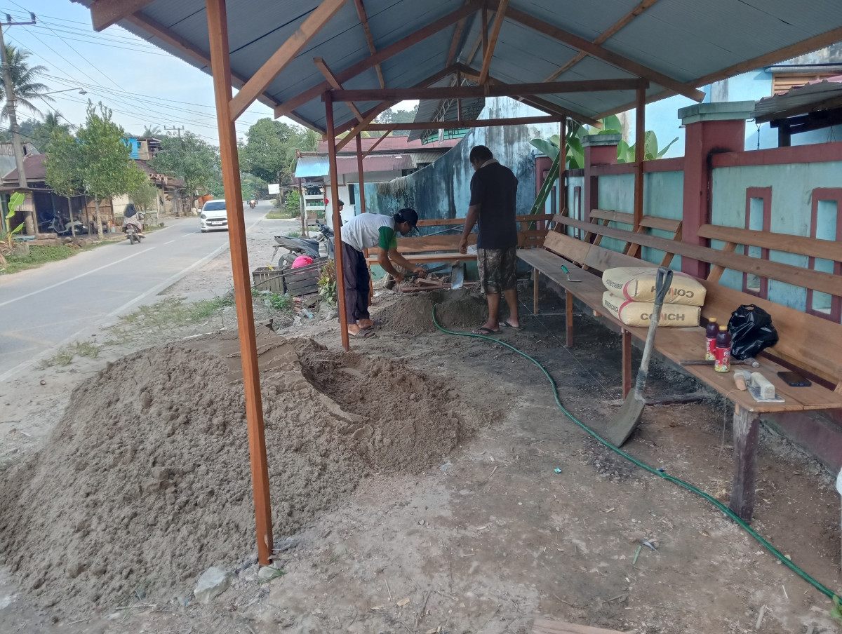 Pengecoran Meeting Point Lubuk Sawa