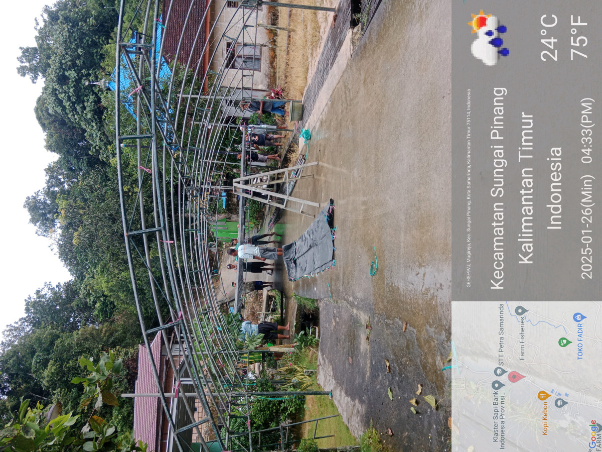 Kerja bakti persiapan ISRO'Mi'ROJ