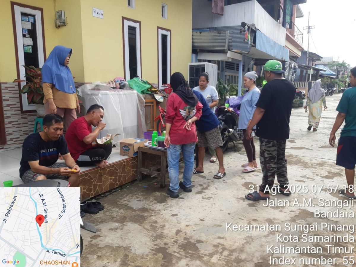 Pelepasan umbul2 pasca HUT RI
