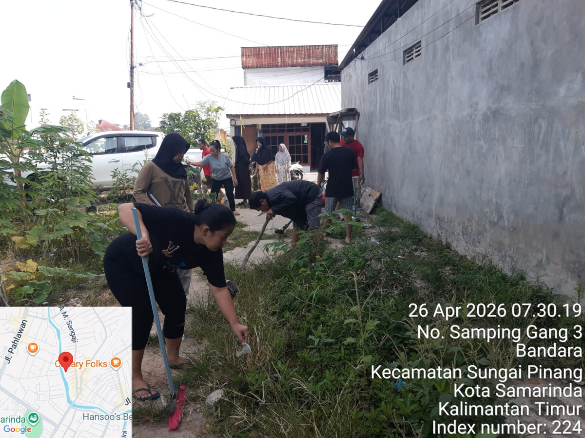 Bersih2 lingkungan