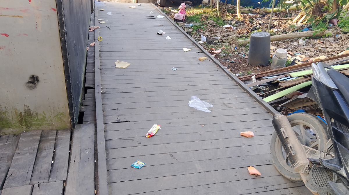 Gotong royong di wilayah RT 29