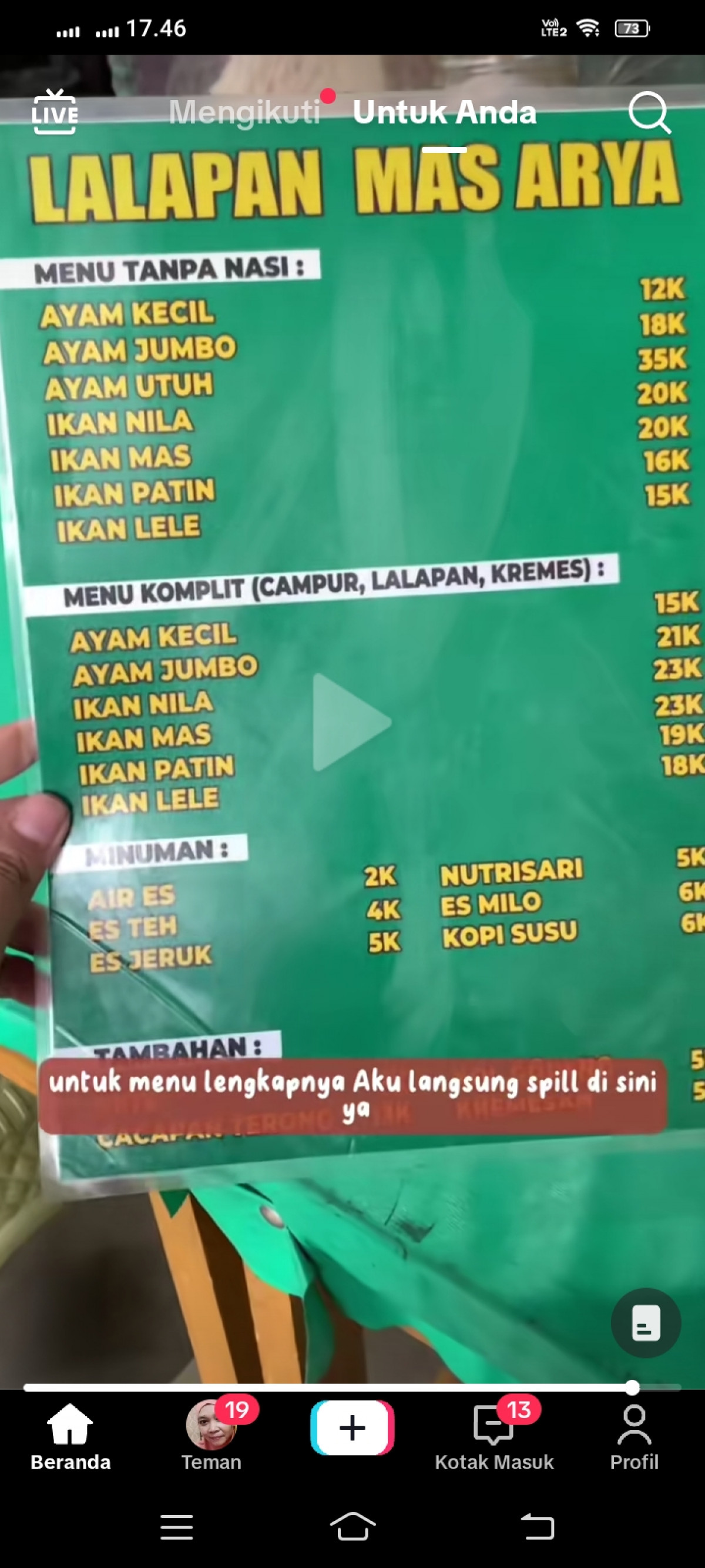 Kerja bakti d wilayah RT 12