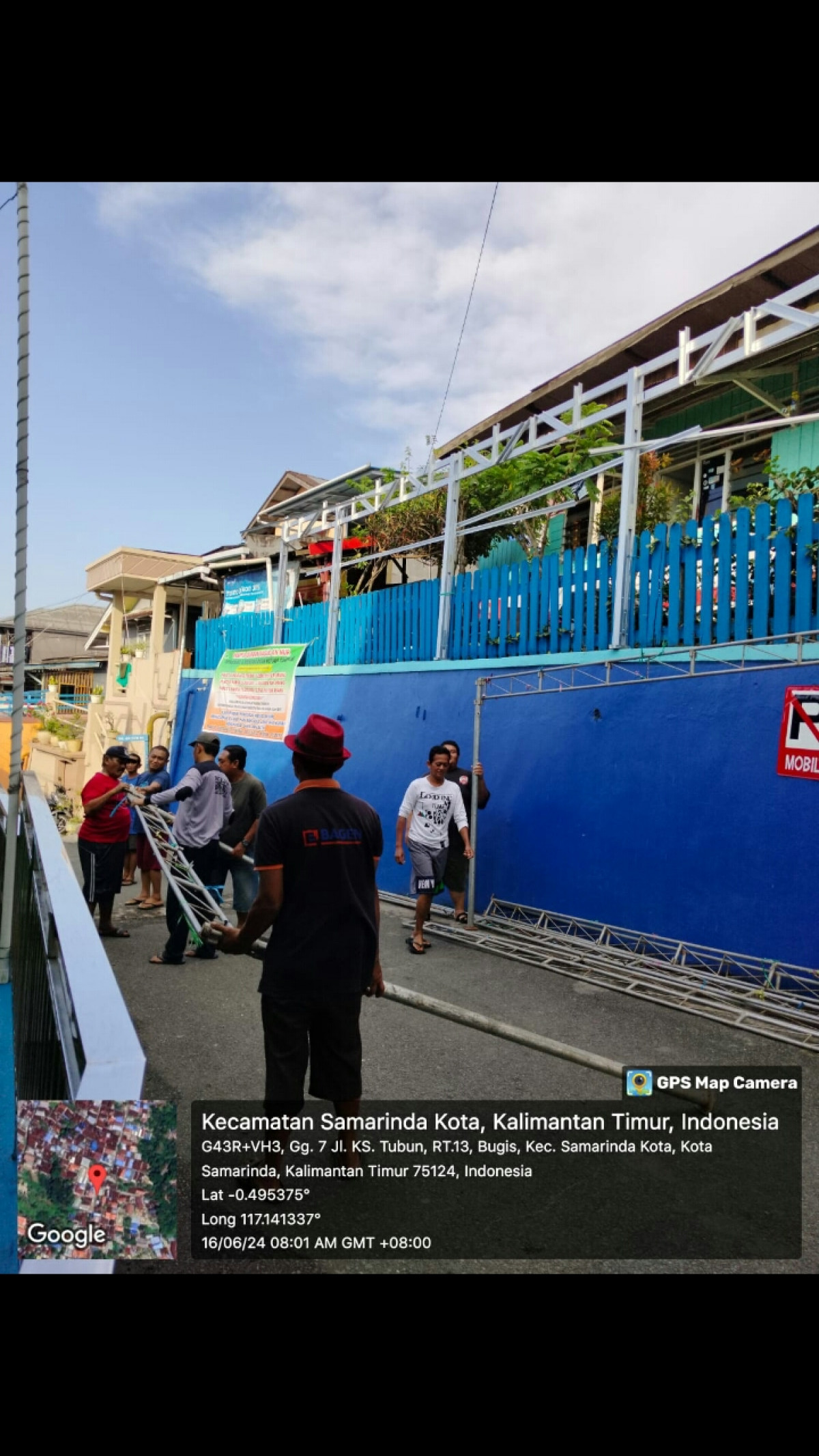 Kerja bakti persiapan idul adha dan bersih kampung
