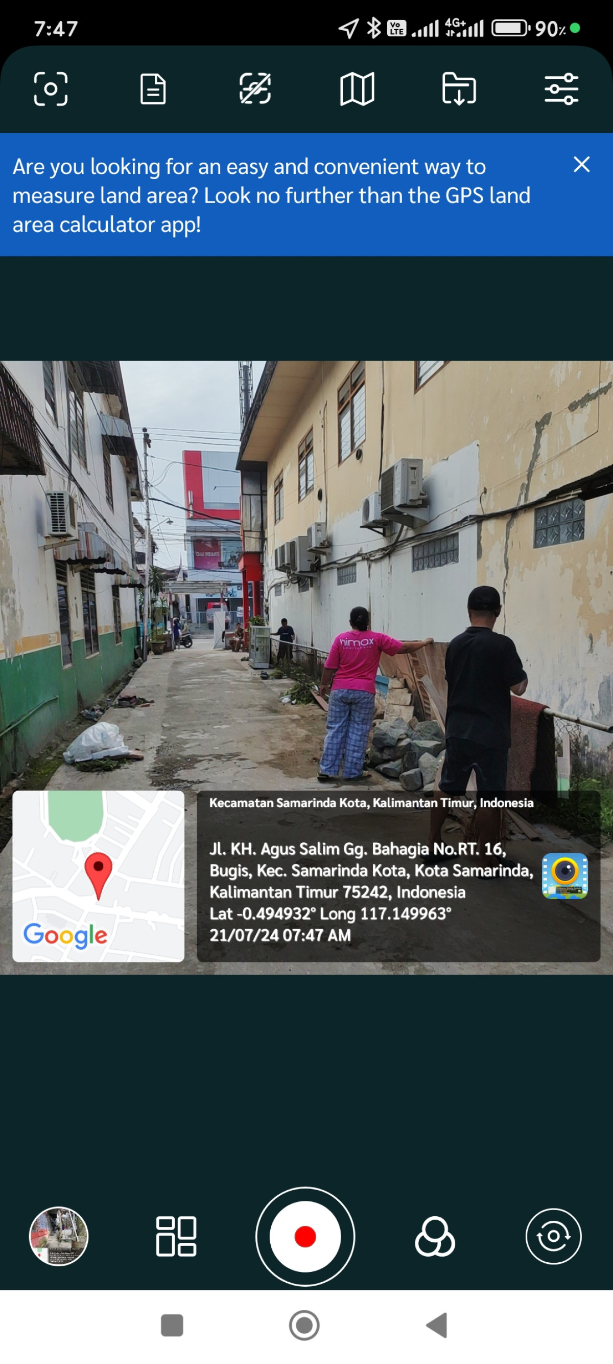 Kegiatan Gotong Royong dilingkungan RT. 16