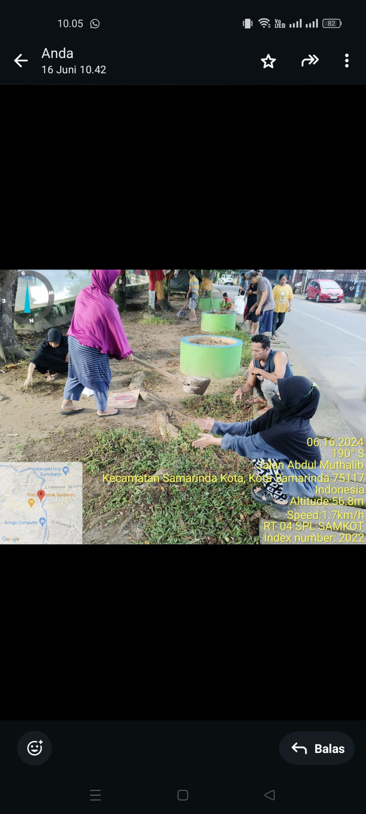 Kerja bakti RT. 04 Kel. SPL KEC. SAMKOT.