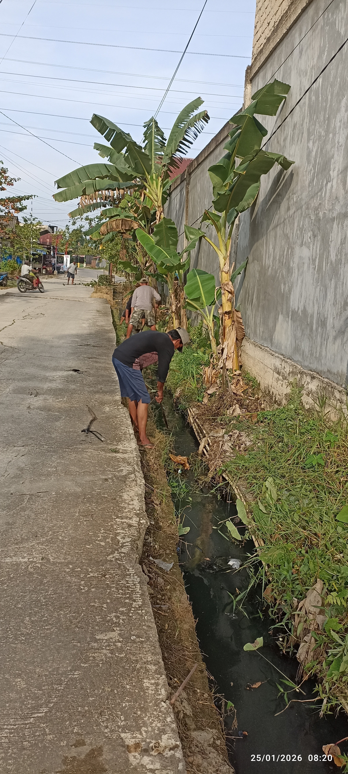 Kegiatan gotong royong bulan Januari 2026 ke 2 di jln Gunung Pandam