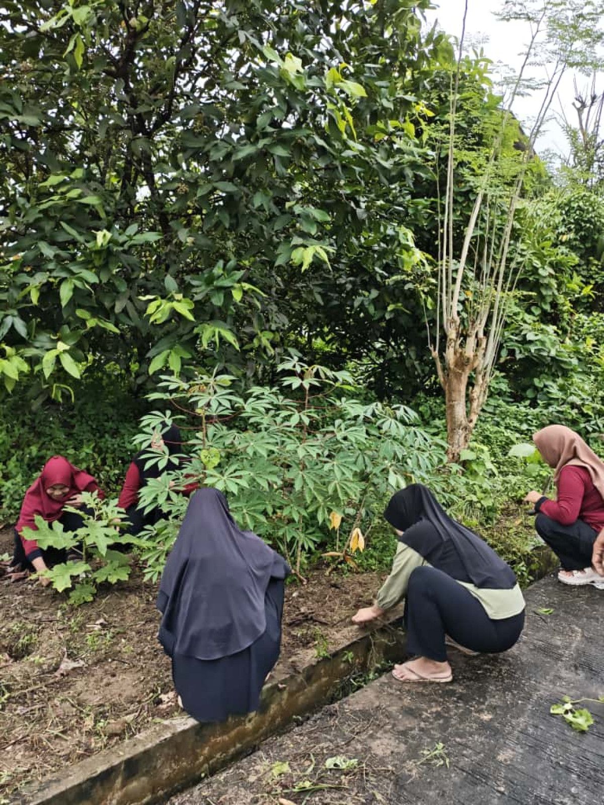 KEGIATAN GOTONG-ROYONG PEMBERSIHAN POSYANDU & AREA POSYANDU