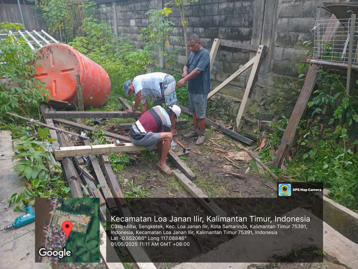 Pembuatan tandon hidroponik