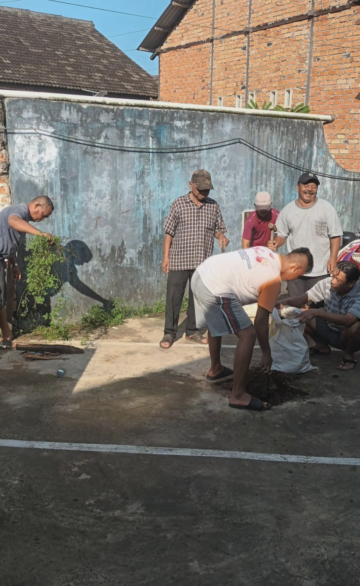 Kerja bakti persiapan hari raya idul adha 2024