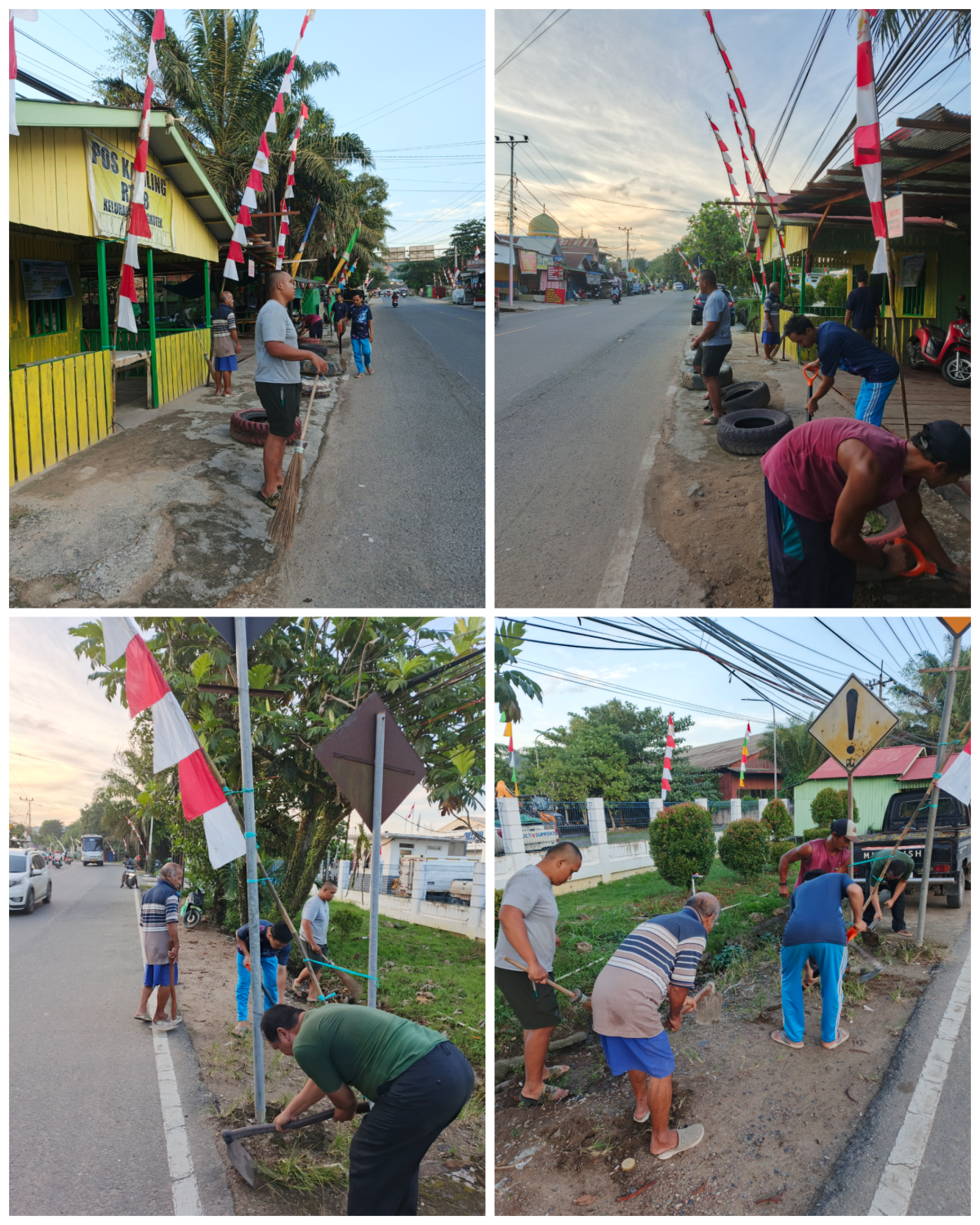 Kerja bakti warga rt 18