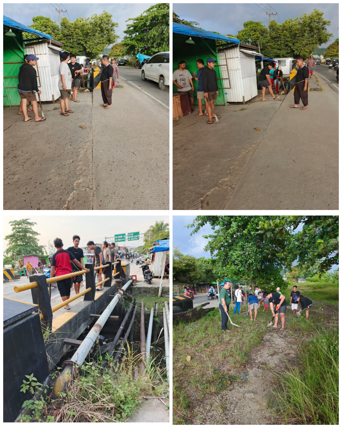 Kerja bakti warga rt 18