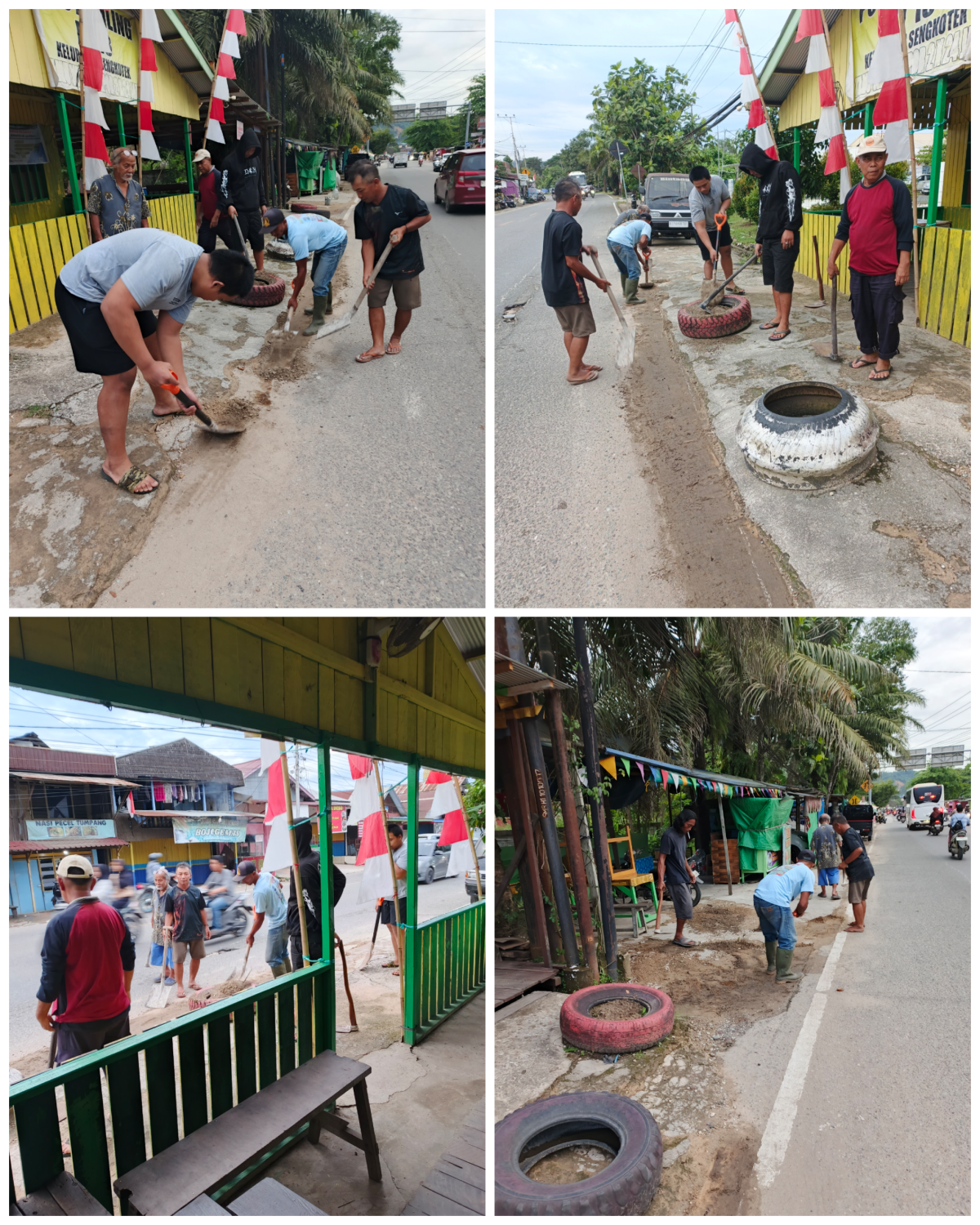 Kerja bakti warga rt 18