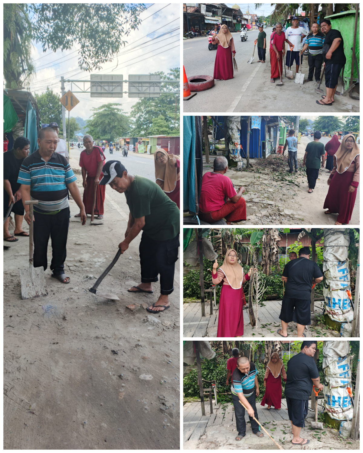 Kerja bakti warga rt 18