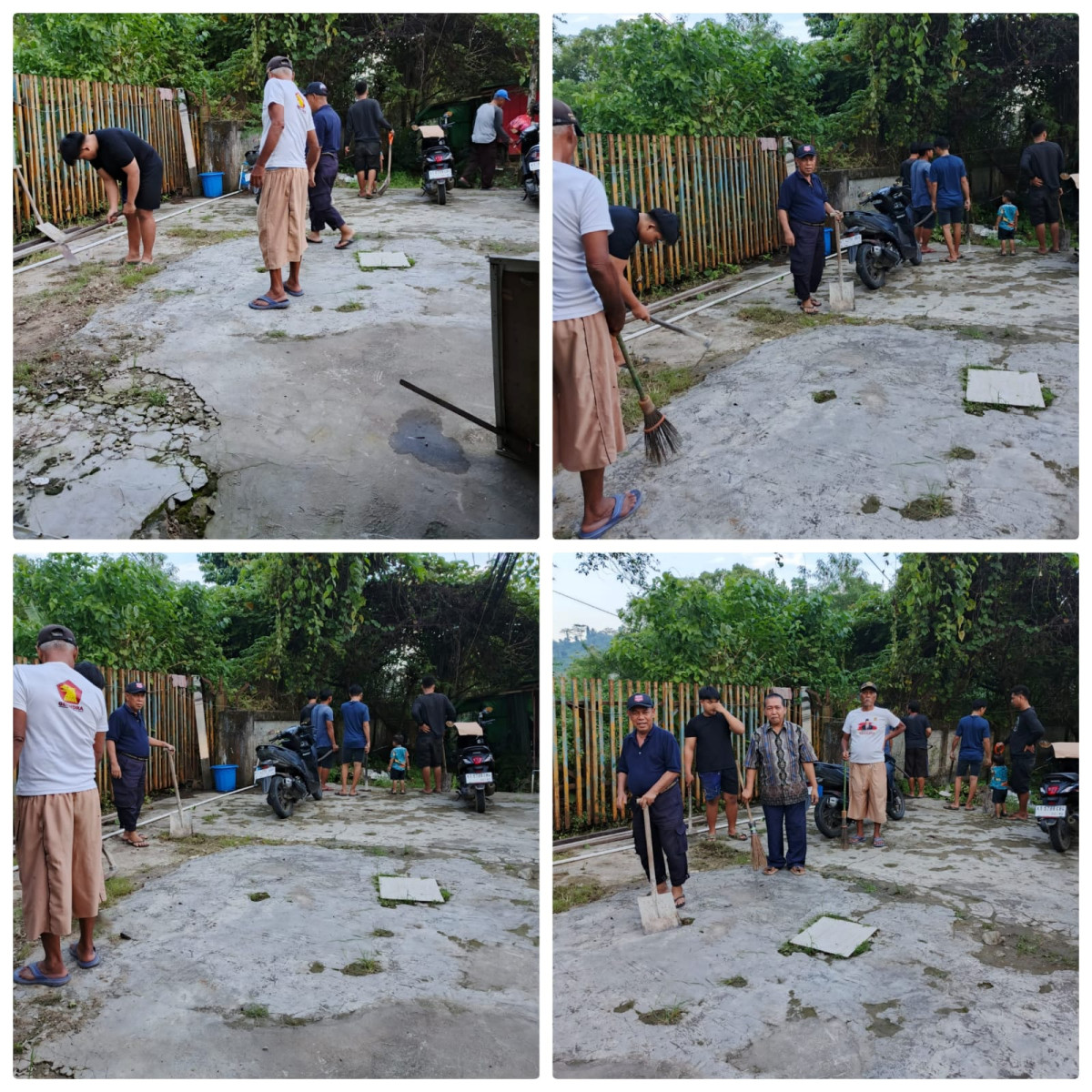 Kerja bakti warga rt 18