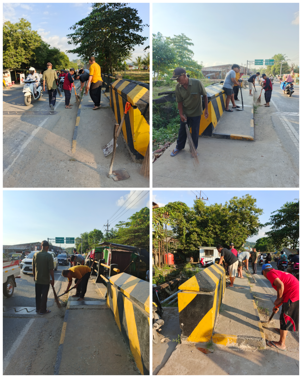 Kerja bakti warga rt 18