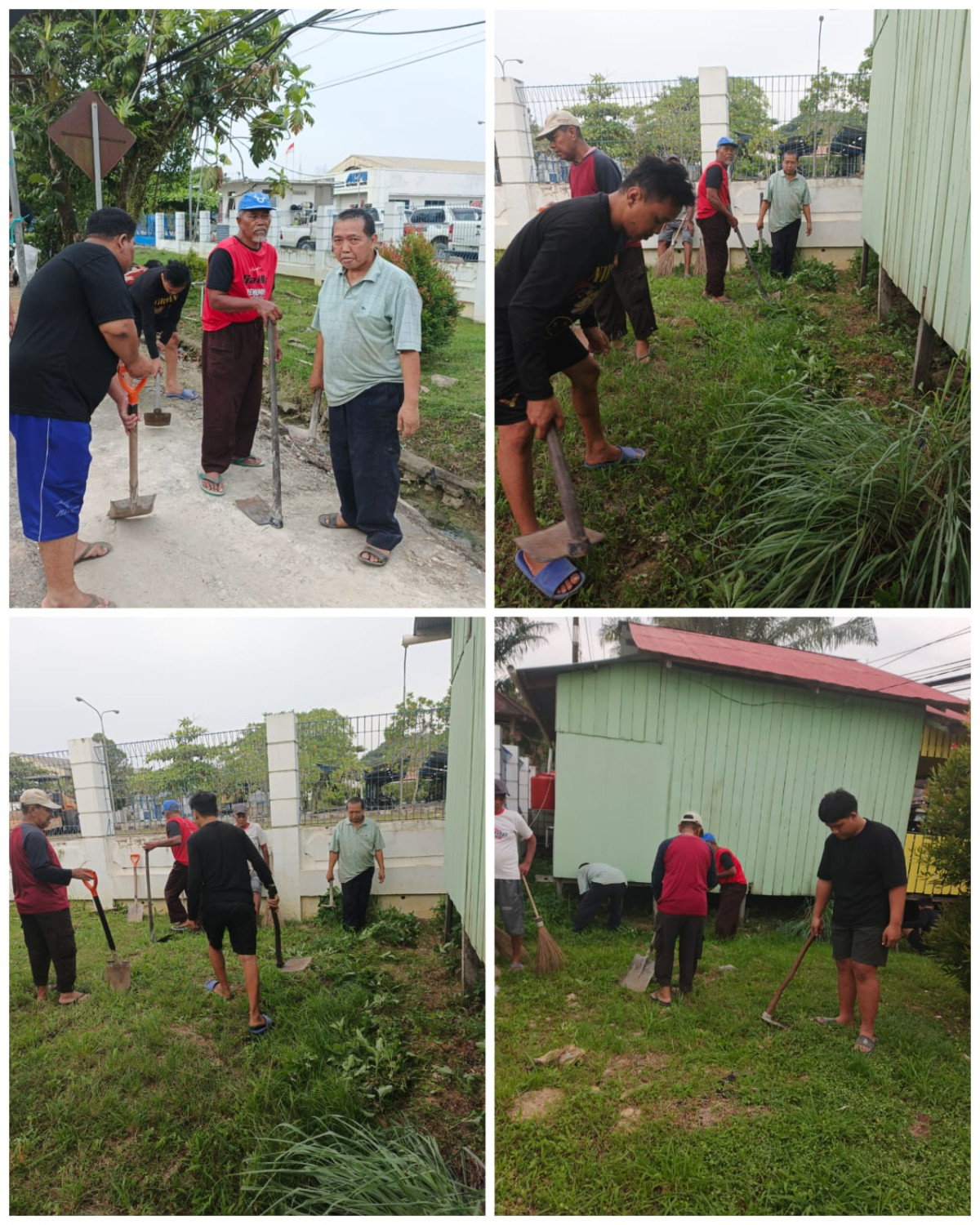 Kerja bakti warga rt 18